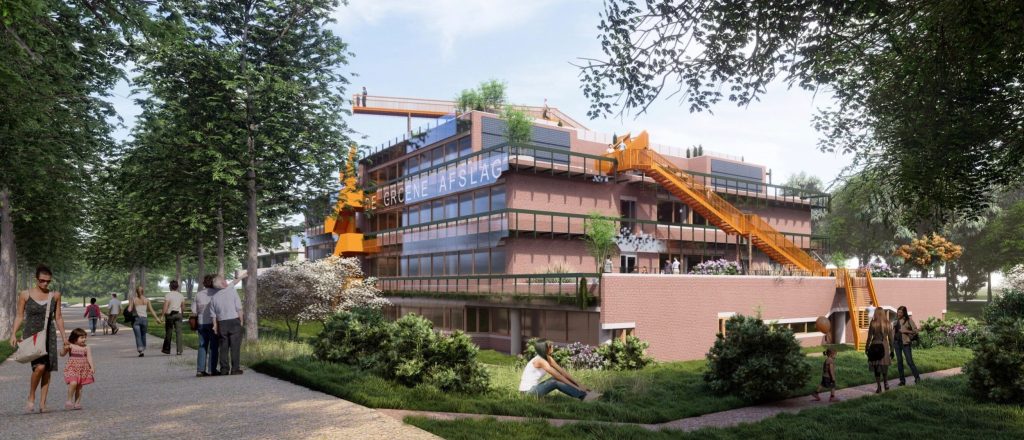Energiezuinige klimaatinstallatie bij gebouw De Groene Afslag